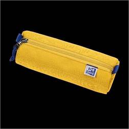 Oxford Etui, Schlamper-Rolle, Polyester, rund, groá, gelb