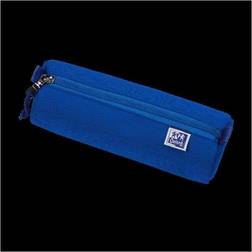 Oxford Etui, Schlamper-Rolle, Polyester, rund, groá, blau
