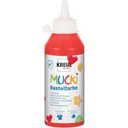 Kreul Mucki Bastelfarbe rot 250 ml