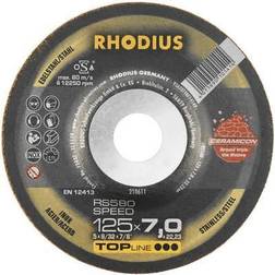 Rhodius 210656 RS580 SPEED Grinding disc off-set Diameter 115 mm Bore diameter 22.23 mm Stainless steel, Steel 1 pcs