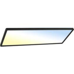 Briloner LED-panel Slim Sort Ultraflad 59 x 20 cm Loftplafond
