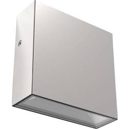 Lutec Gemini XF Udendørs Væglampe H11 cm Rustfristål Vægplafond
