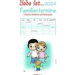 Alpha Liebe ist... 2024 Familienplaner Familien-Timer Termin-Planer