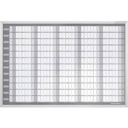 Magnetoplan Jahresplaner F.7-Tage-Woche B920xH625 mm Weiß