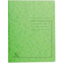 Exacompta Heavyweight Mottled Pressboard Spring Folder 300 Sheets Light Green