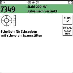 Sonstige Schraube Zubehör, Scheibe DIN 7349 200HV galvanisch