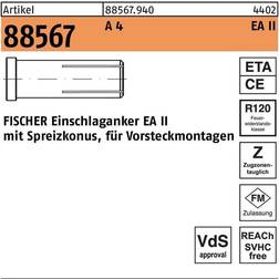 Fischer EA II M 10 x 40 A4 Set of 50