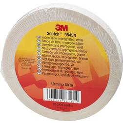 3M Scotch 9545NW19 Nastro In Tessuto Scotch Bianco 50 m x 19 mm 1 pz