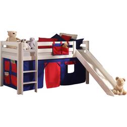 Vipack Escalera European Single Mid Sleeper Loft Bed Bed 90 x 200 cm