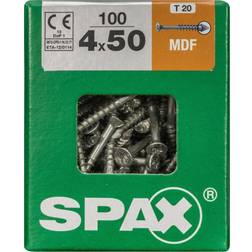 Spax TX Countersunk Blue Zinc MDF Screws