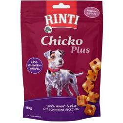 Rinti Chicko Plus Käse-Schinken-Würfel 80