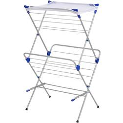 Honey Can Do Mesh 2 Tier Top Drying Rack Silver-Tone