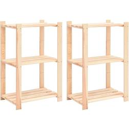 vidaXL reoler 2 stk. 3 Bogreol 90cm
