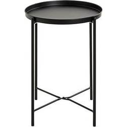 HAKU Möbel End Black Metal H 50 cm x Ø 39 cm Small Table