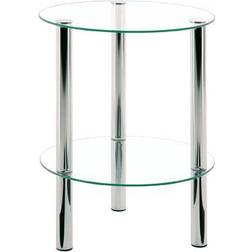 HAKU Möbel End Chrome 47 x 35 cm Small Table