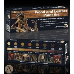 Wood and Leather Paint Set