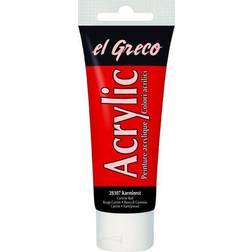 Kreul el Greco Acrylic Tube karminrot,75 ml