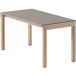 Muuto Couple 1 Wavy 40x84x40 cm Taupe-oak Mesa de Centro