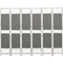 vidaXL 6-panels stof Rumdeler