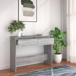 vidaXL Sonoma Gris 100 x 35 x 76.5 cm Table Console 35x100cm