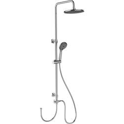 Wenko Duschsystem Watersaving Chrom Silber
