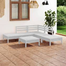 vidaXL Solid Pinewood Garden Loungesett