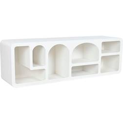 Dkd Home Decor furniture Fir White MDF TV Bench