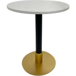 Dkd Home Decor Side Metal White Small Table