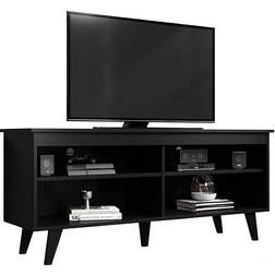 Madesa Cable Management Black TV Bench 53.5x22.8"