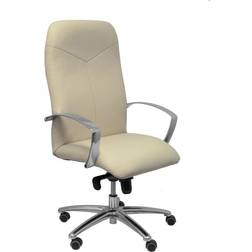 P&C Caudete Similpiel 5DBSP02 Blanco Crema Silla de oficina