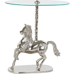 Dkd Home Decor D'appoint Transparent Aluminium Cheval 54 x 39 x 57 cm Table Basse