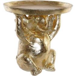 Dkd Home Decor Side Elephant Golden Resin Colonial Småbord