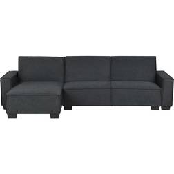 Beliani Alessandrini Dark Gray Sofa 290cm 3 Seater