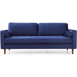 Hanah Home Linento Furniture Rome Sofa 3-Inch Sininen