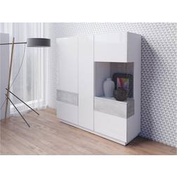 Silke 46 Large Display Cabinet Sideboard