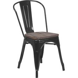 Flash Furniture Perry Black Kitchen Chair