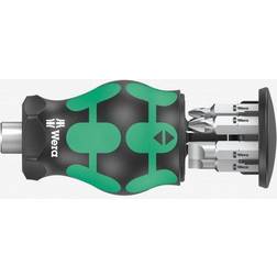 Wera Kraftform Kompakt Stubby depósito Porta-puntas 4 Bit Screwdriver