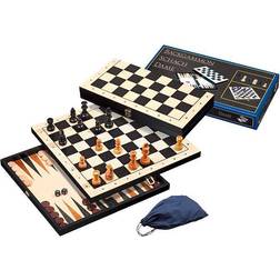 Philos Set Chess Backgammon Checkers