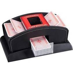 Relaxdays Svart Kortblandare 6.3 x 9.2 cm