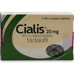 Cialis Tadalafil 20mg 4pcs Tablet