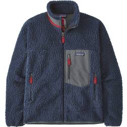 Patagonia Men's Classic Retro X Fleece Jacket - New Navy w/Wax Red