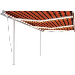 vidaXL m Manual Retractable Awning with