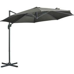 OutSunny 3 3m Cantilever Parasol Garden Umbrella Cross