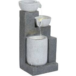 Dkd Home Decor Garden fountain 36 70 Resin