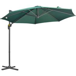 OutSunny 3 3m Cantilever Parasol Garden Umbrella Cross