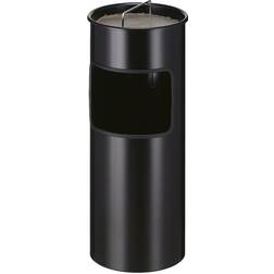 V-Part Ash-/Waste Paper Bin Black Waste Paper Bin Can