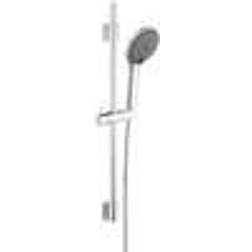 Wenko Colonne De Douche + Douchette + Flexible De Douche "Watersaving" L 70 cm Argenté