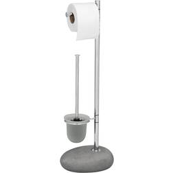 Wenko Free-Standing Toilet Brush Grey 70cm x 70cm x 19cm D