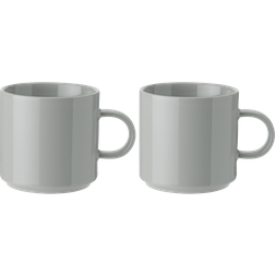 Stelton Mug 20 cl Lot De 2 Light Grey Tasse 2pcs