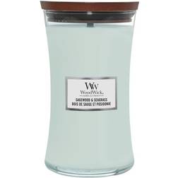 Woodwick Giara Sagewood&Seagras Blue Large Doftljus 609g